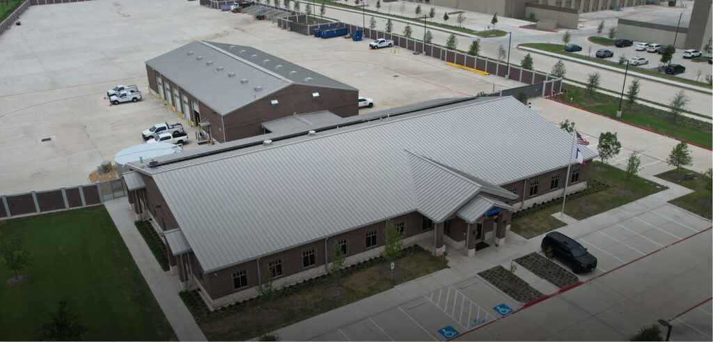 Cold storage facility roofing project completed by King of Texas commercial roofing contractor