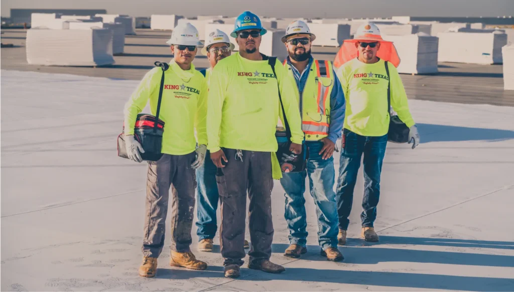 commercial metal roof installation